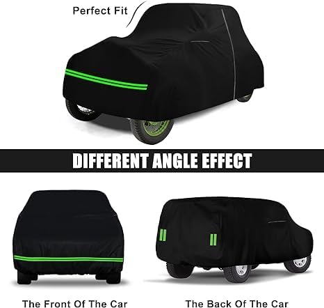 Old Classic Car Cover Waterproof Compatible with Ford Model A Coupe/Roadster 1928-1931 Accessories, 210T Black All Weather Car Covers with Zipper&Lock for Car Dust Snow Rain Hail Protection