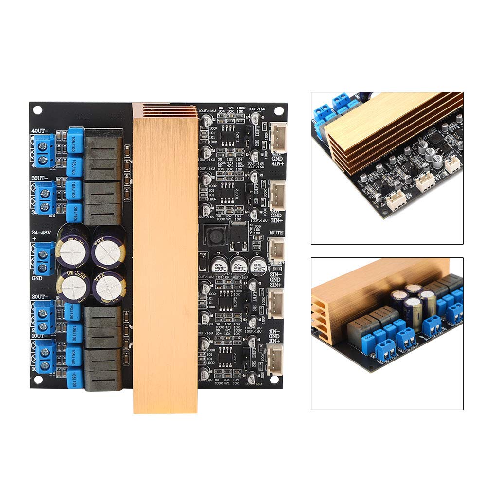 Digital Amplifier Board AMP Module Audio Component Amplifiers Audio Parts 4-Sound Channel High-Power TPA3255 Class D Home Audio Accessories
