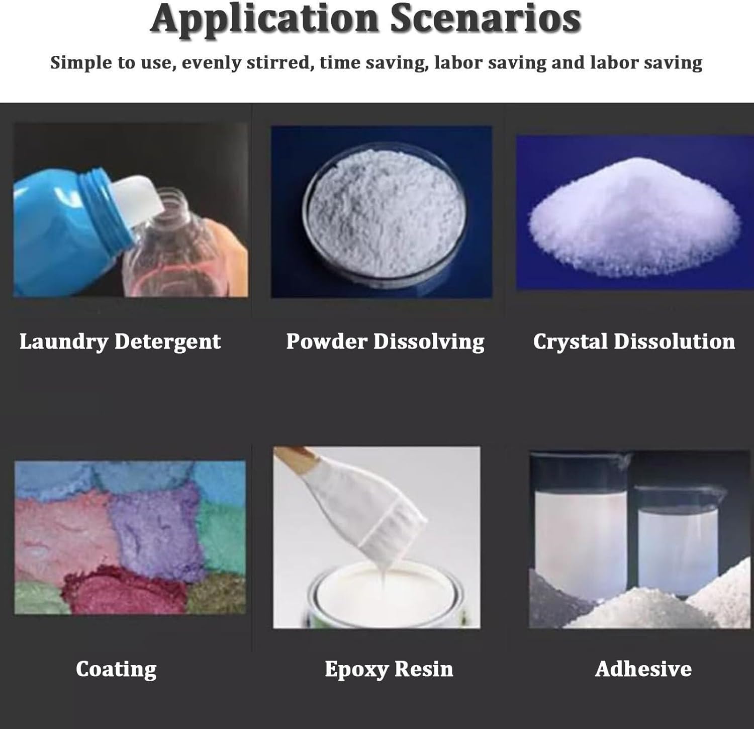 IBC Paint Mixer, 980W Electric Tank Mixer Machine, Commercial IBC Agitator with Support Hanger, Folding Propeller, Ton Paint Stirring Machine for Ink Dissolver Agitator