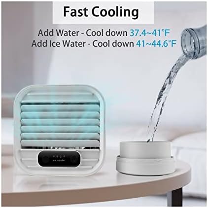 SLEE Portable Air Conditioner, Mini AC Unit Personal Cooling Fan Small Evaporative Green