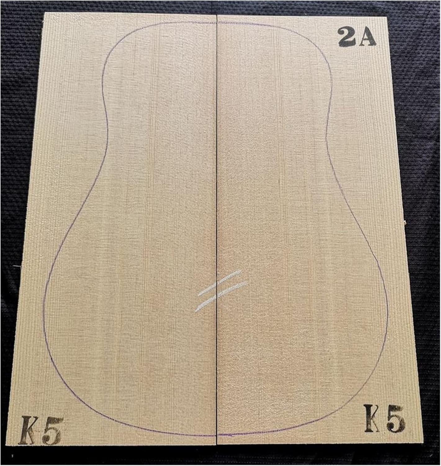 TSTS Spruce Guitar Spruce Veneer Guitar Panel Unfinished Crafted Wood Guitar DIY Accessory (Color : 5)
