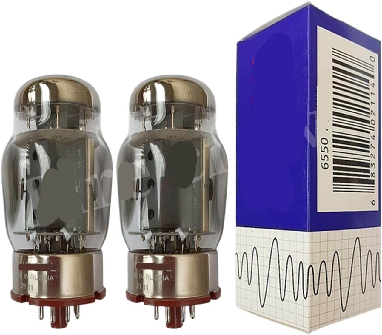 6550 Vacuum Tube HiFi Audio Tube Replacement KT88 KT120 KT100 Tube Amplifier kit DIY Matching Four-Way(2pcs Matched Pair)