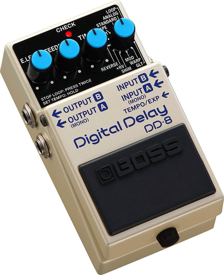 BOSS Digital Delay Guitar Effects Pedal (DD-8)