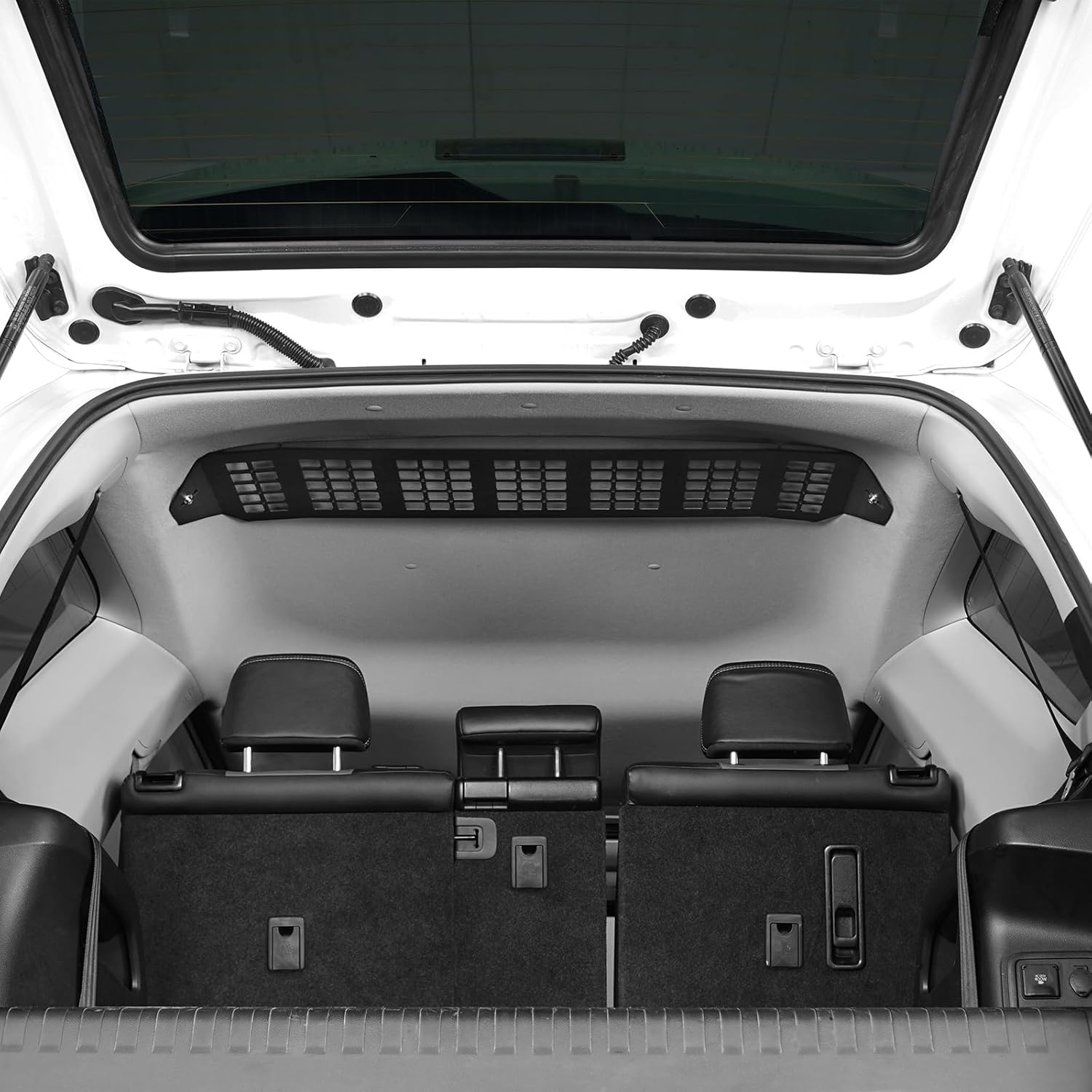 Hooke Road 4Runner Rear Overhead Storage MOLLE Panel for 2010-2024 Toyota 4Runner 5th Gen, Interior Accessories Trunk Cargo Rack Shelf Luggage Carrier