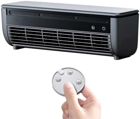 Wireless Air Conditioner, New No Drilling Kitchen Wall Mounted Fan with Remote, Mini Portable Cooling Solution for Kitchen and Bedroom