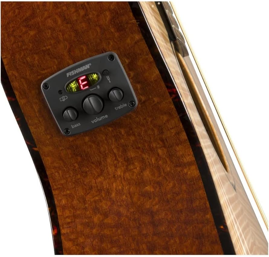 Fender FA-345CE Auditorium Cutaway Acoustic Guitar, with 2-Year Warranty, Natural