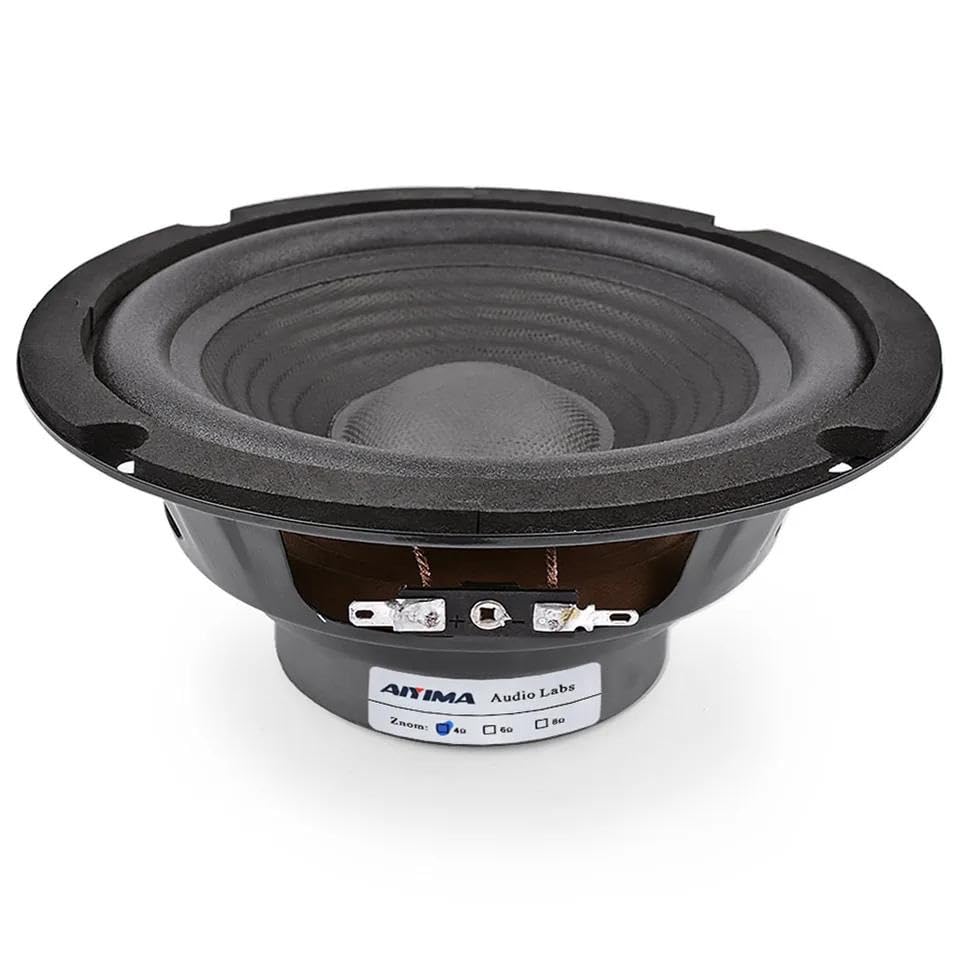 1Pcs 6.5 Inch Midrange Bass Speaker 150W 4 8 Ohm Audio Speaker Amplifier Sound Woofer Loudspeaker Home Theater