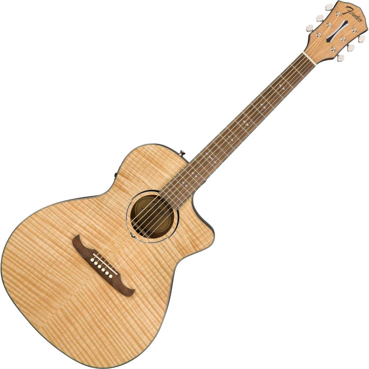 Fender 961343021 FA-345CE Auditorium Body Style Acoustic Guitar - Rosewood Fingerboard - Natural