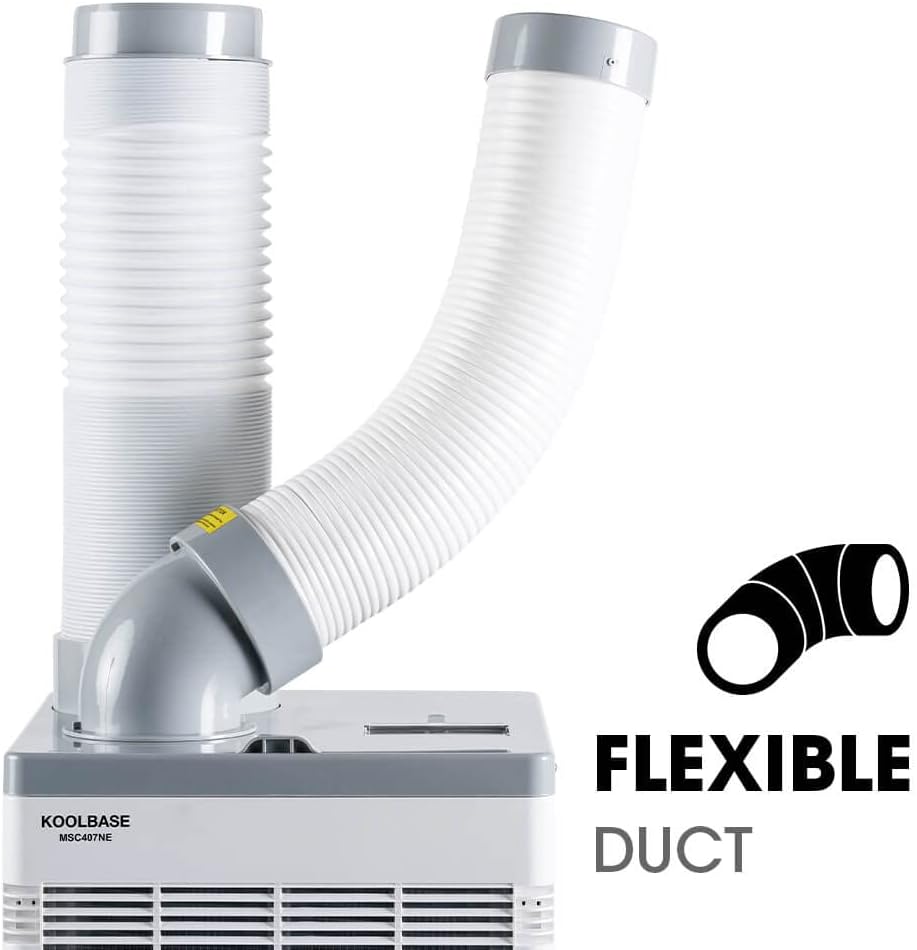 KoolBase MSC407NE Indoor Outdoor Mobile Spot Cooler, Portable Air Conditioner, 8,500BTU, R410A Refrigerant