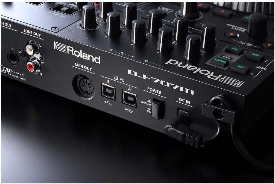 Roland DJ-707M DJ Controller for live streamers and content creators (DJ-707M)