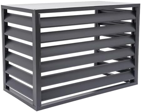 AC Condenser Cover for Outside Units,Air Conditioner Fence,AC Cover for Outside Units Sturdy Aluminum,Cover for Split Unit,Suitable for Outdoor Air Conditioning ()