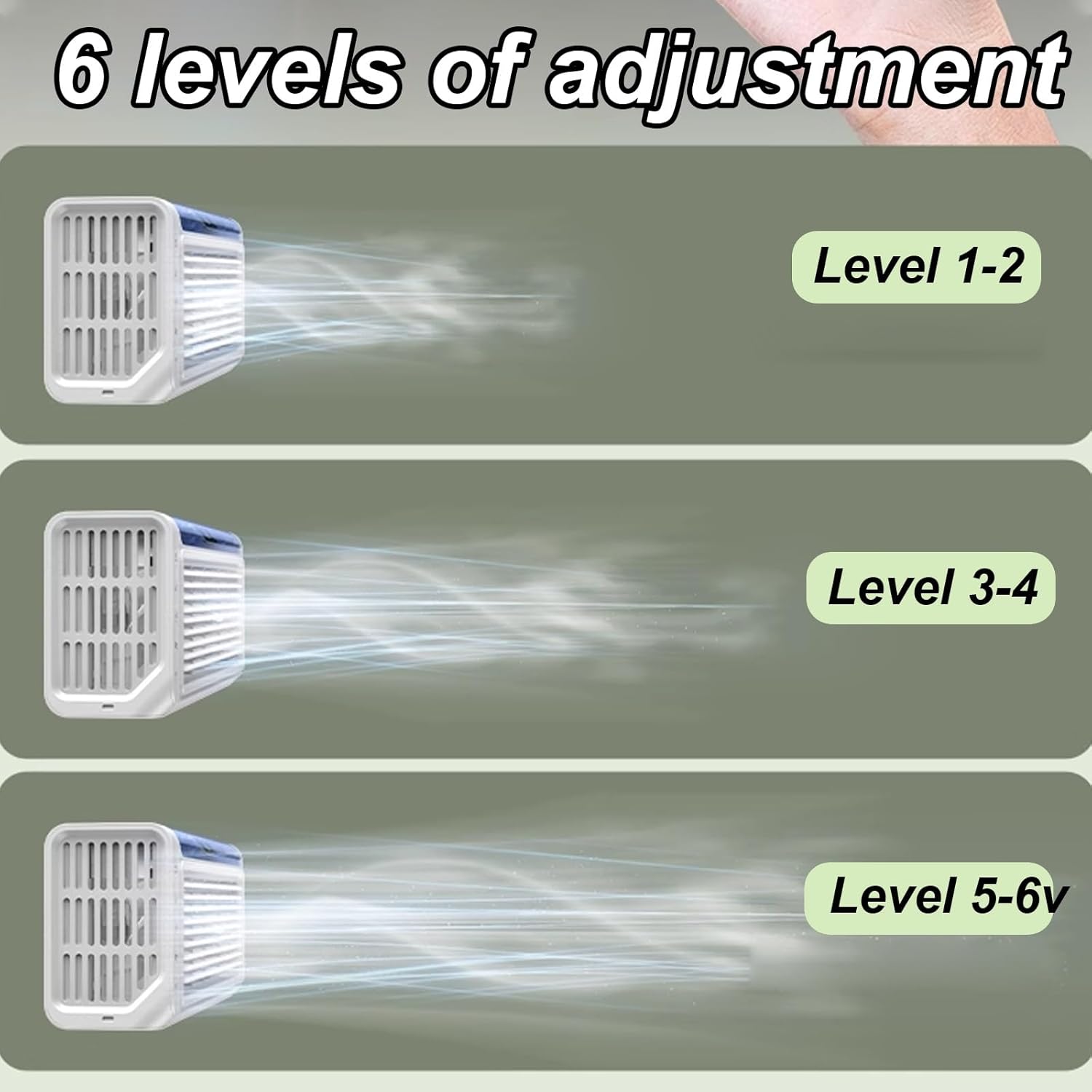 Ductless Portable Air Conditioner Wall 6 Wind Speeds Air Conditioning Fan Wide-Angle Air Supply Timer No Assembly Required Fans That Blow Cold Air 220v