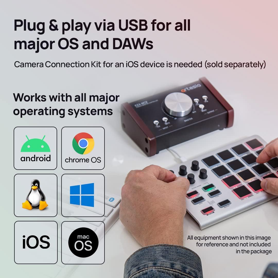 Xkey 25 + Xjam USB | Mobile MIDI Keyboard & Controller Pack | Ultra-Thin, Aluminum, Mobile-Friendly | Velocity-Sensitive, Polyphonic Aftertouch | Plug & Play via USB