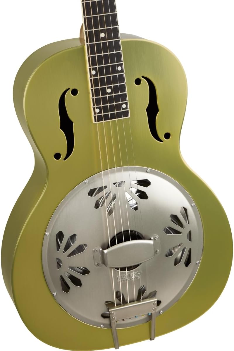 Gretsch LTD Roots Honey Dipper Resonator Guitar - Weathered Bell Bronze