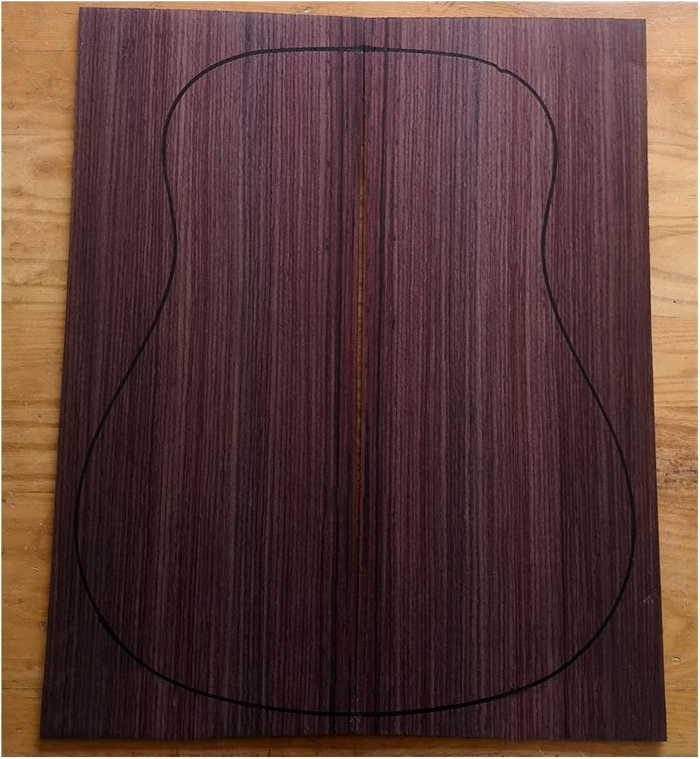 India Rose Wood Back Panel Wool Guitar Production Material Accessories DIY Guitar Kit (Color : 14)