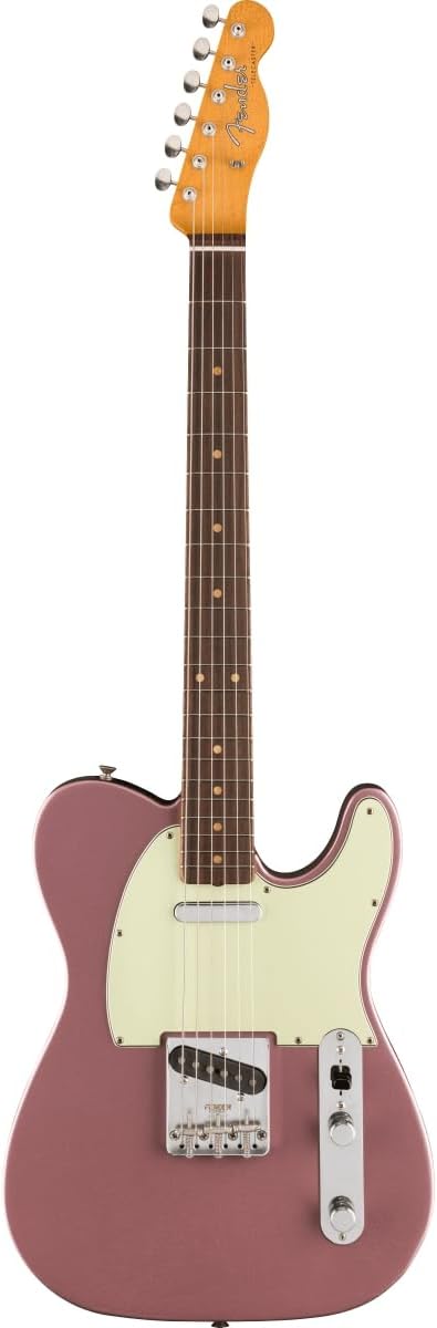 Fender Limited Vintera II Road Worn '60s Telecaster Electric Guitar - Burgundy Mist, Rosewood Fingerboard