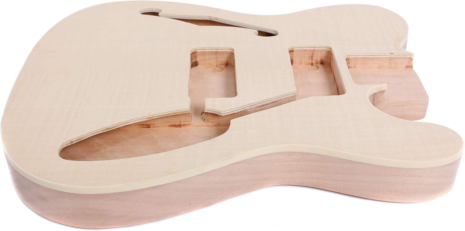 Unfinished Guitar Body Replacement Mahogany Maple wood Electric guitar