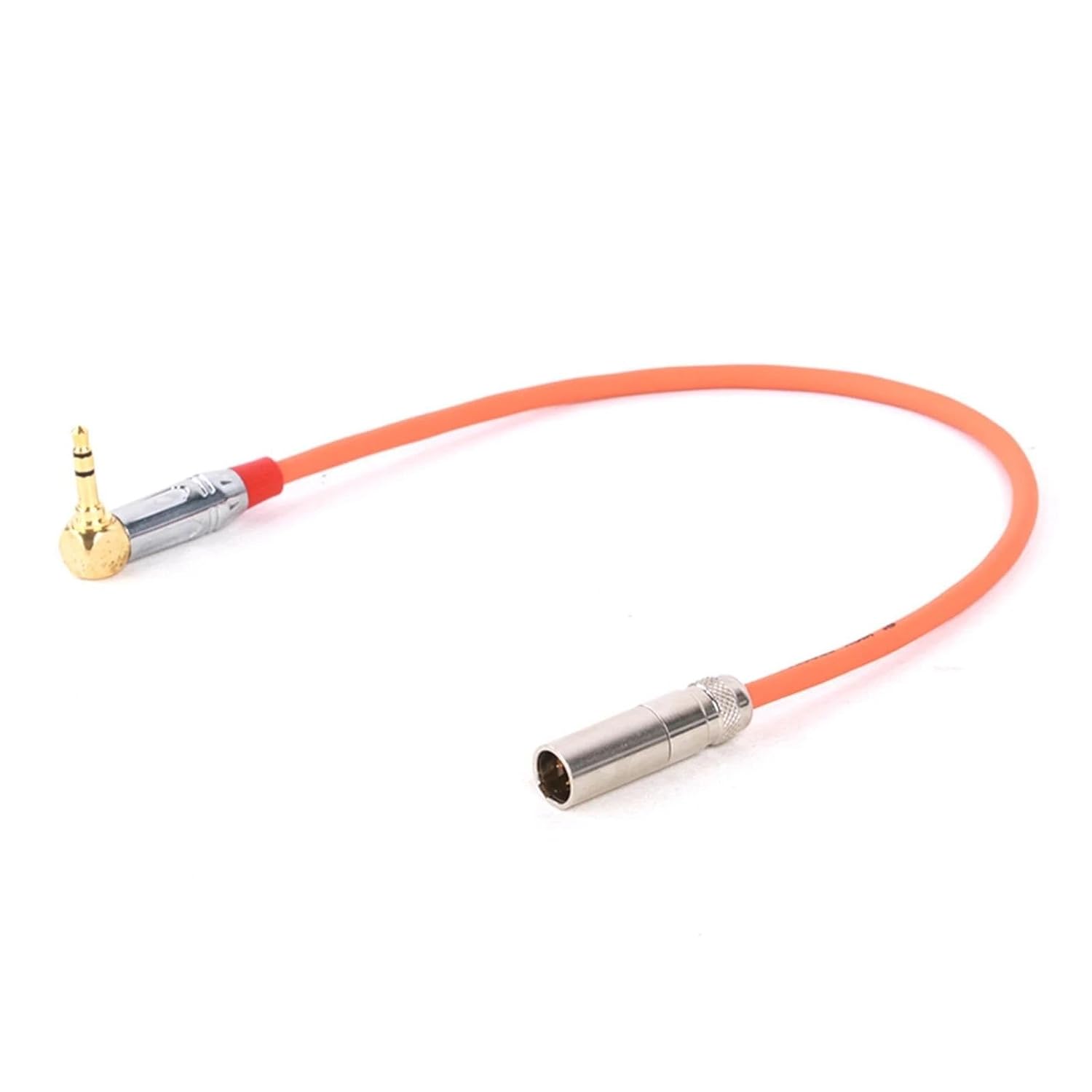 Guitar Audio Cable 3.5mm to Mini XLR 3 Pin Male/Female to Stereo Cable for Amplifier Computer Speaker Guitar Mixer Adapter Cable(Orange,5m)