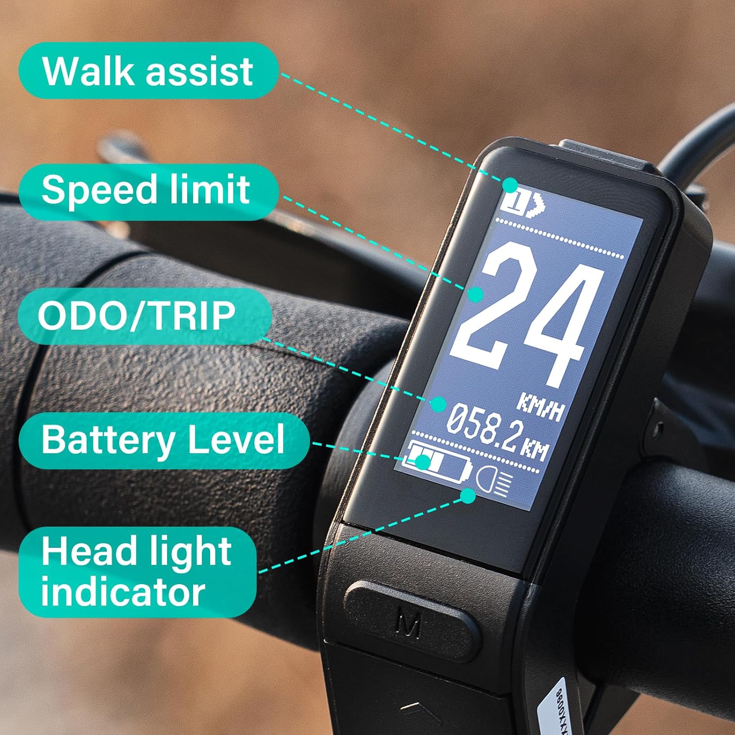 Bafang Motor 48V 500W with SW102 Display, UART Protocol（No Other Accessories）