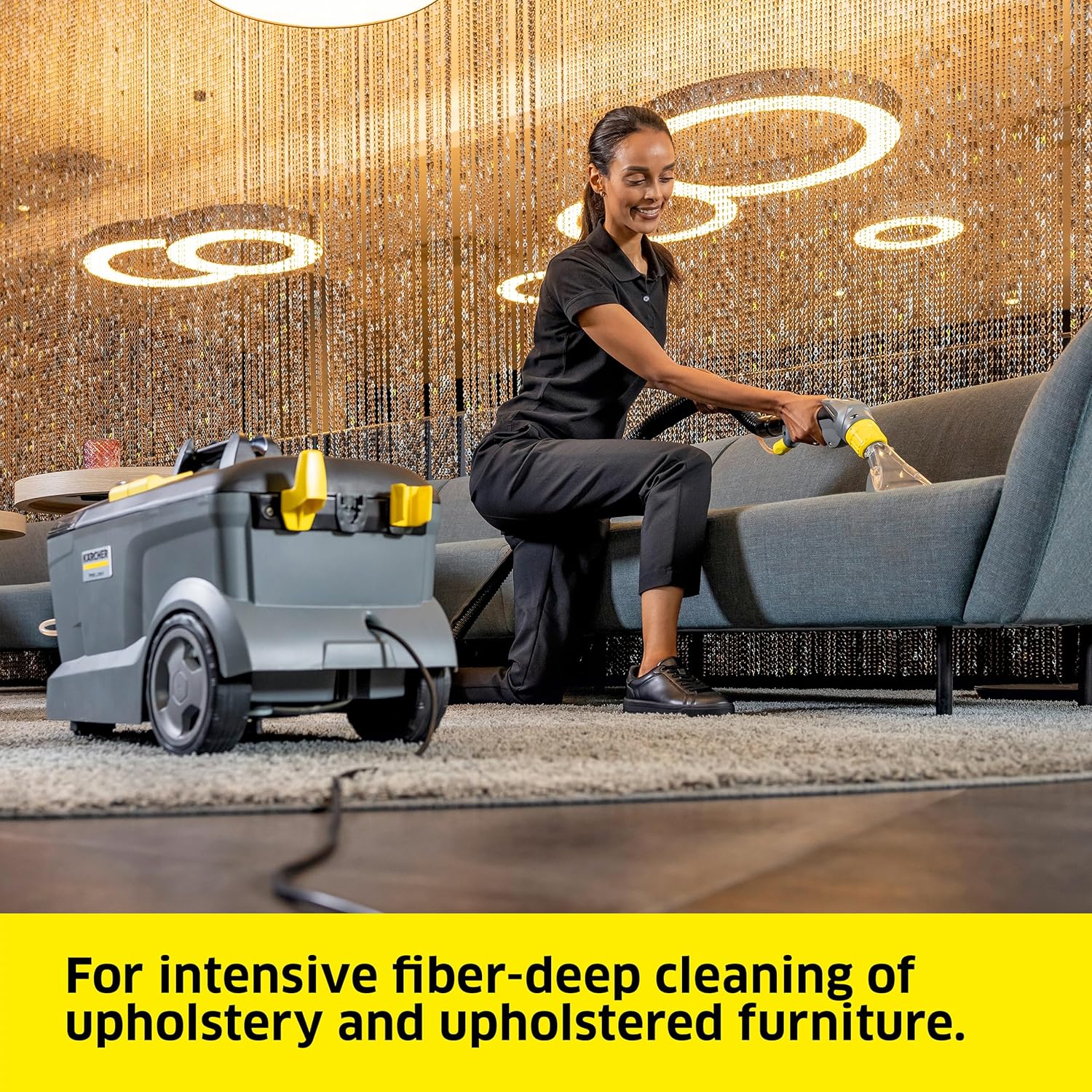 Kärcher Puzzi 10/1 Commercial Carpet Extractor 12.5 PSI - Spot Cleaner, Stain Remover, Area Rugs, Car and Auto Detailing, Carpet and Upholstery Cleaner - Onboard Accessory Storage - 4.9 Gallon