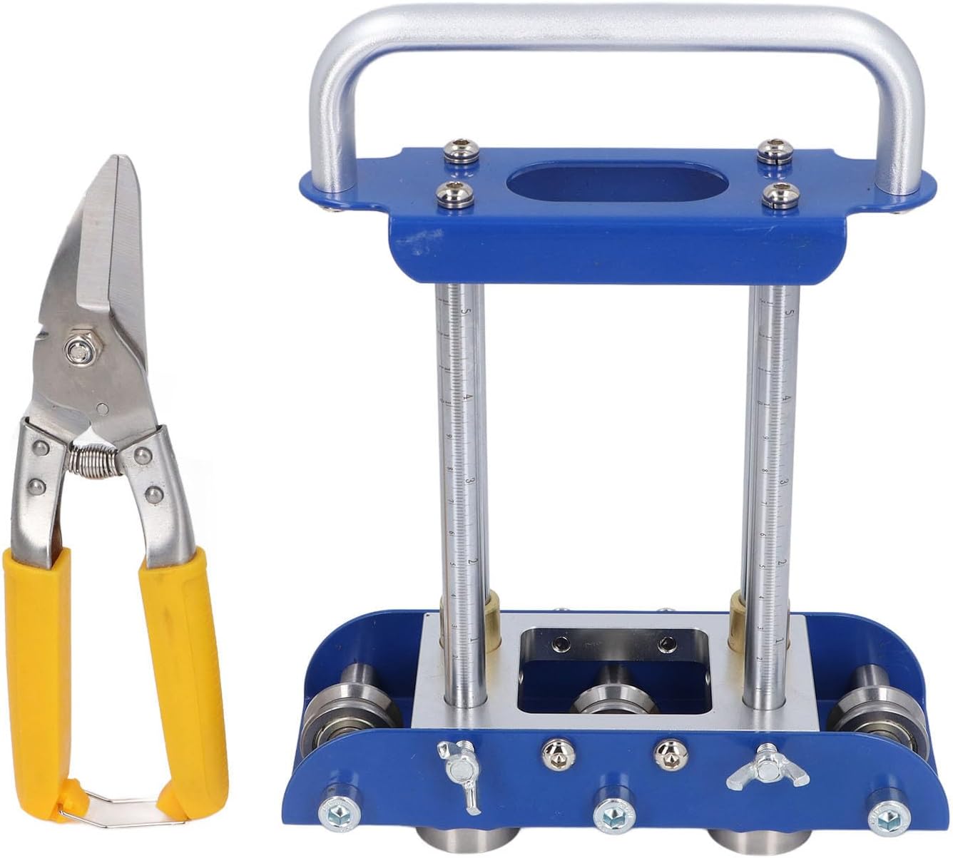 3 Station Roller Bende for Metal Roofing Roof Materials Manual 0–90 Degrees Angle Roller Bend Machine for the Production of Rain Diversion