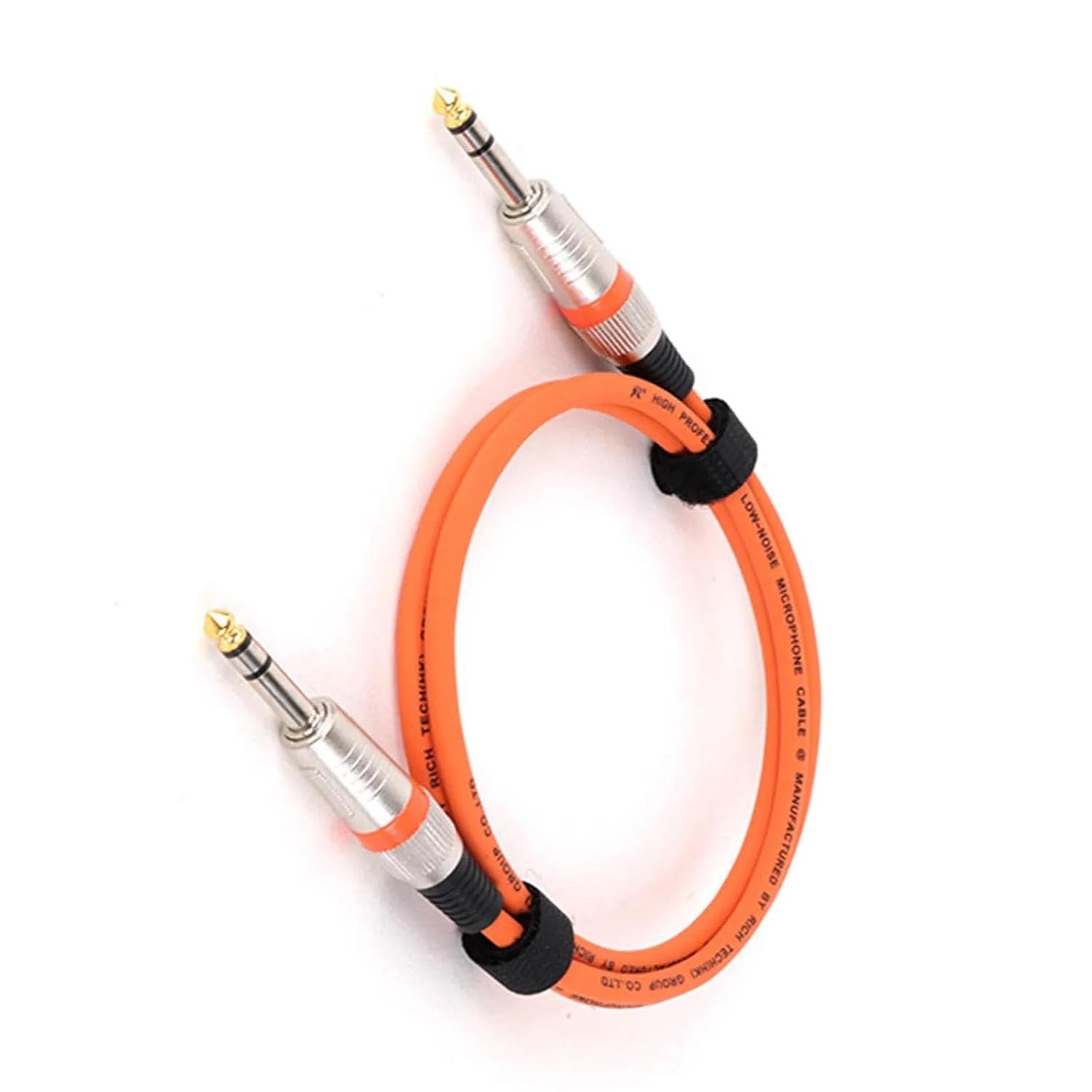 Guitar Audio Cable 1PC Guitar Cable Stereo 1/4 Inch to 1/4 Inch TRS Instrument Cable for Guitar Mixer Amplifier 30CM-15M(Orange,15m)