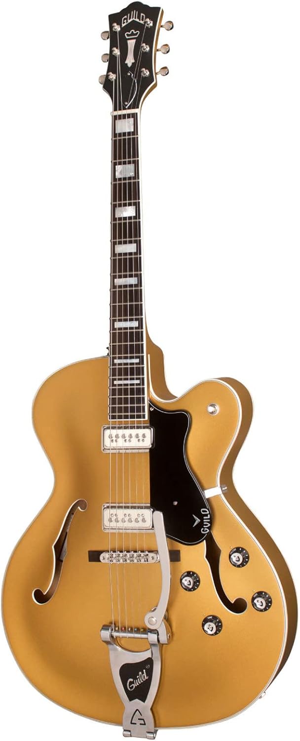 Guild X-175 Manhattan Special Hollowbody Electric Guitar - Gold Coast