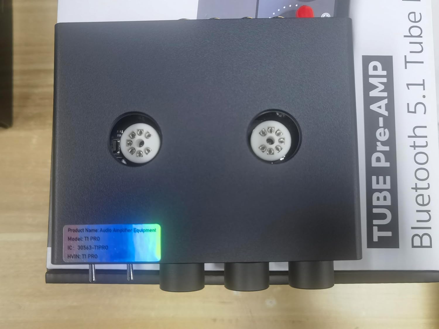 AIYIMA T1 PRO Tube Preamp Vacuum Receiver Home Audio Preamplifier with RCA/Bluetooth & Bass Treble for HiFi Stereo Amplifier&Powered Speakers,with AUX/12V Trigger Signal Output