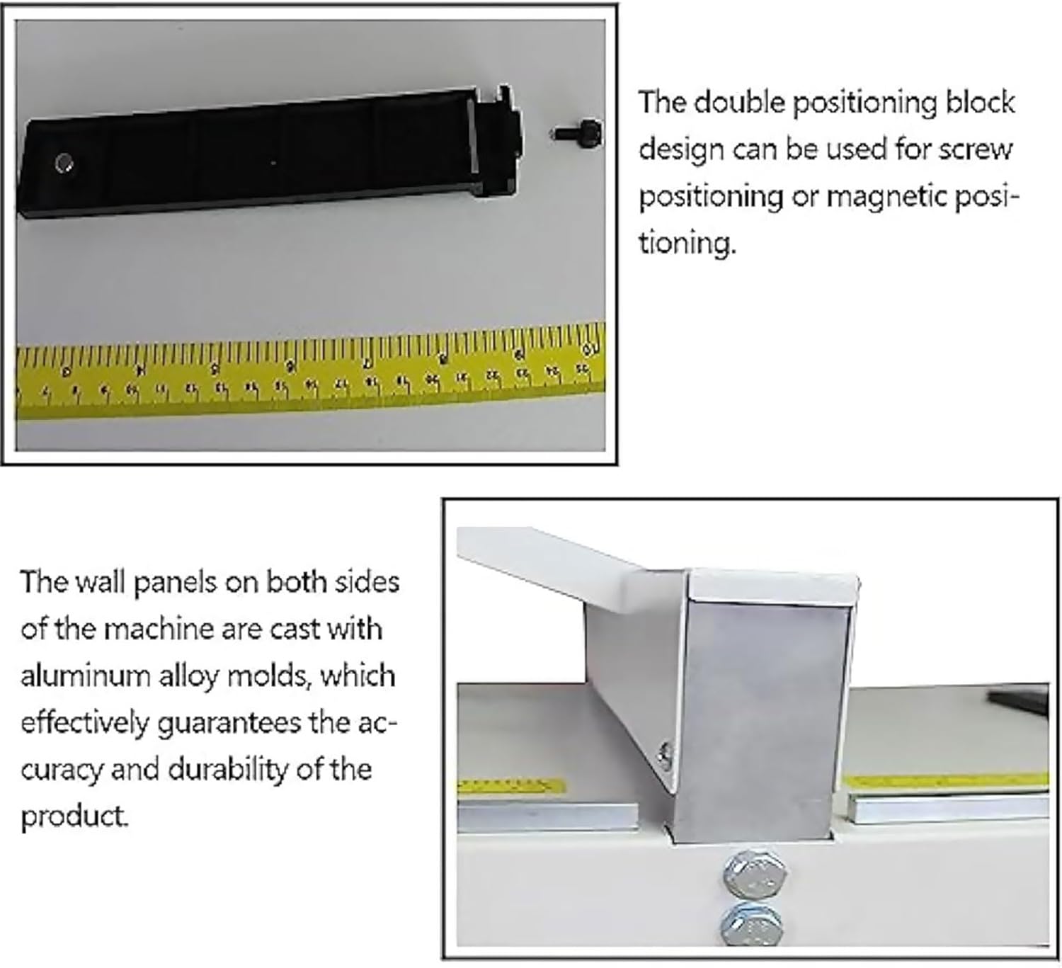 Manual Origami Creasing Machine with Positioning Blocks and Clear Scale for Precise Creasing of Paper and Cardboard