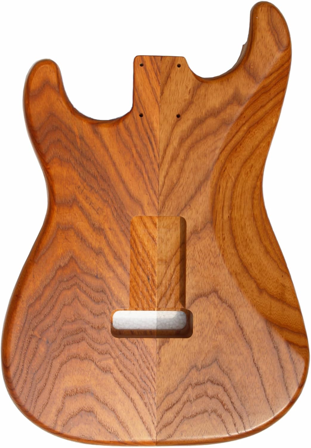 Strat Electric Guitar Body Vintage, 2Pcs SSS Roasted Swamp Ash Wood Body for ST Electric Guitar