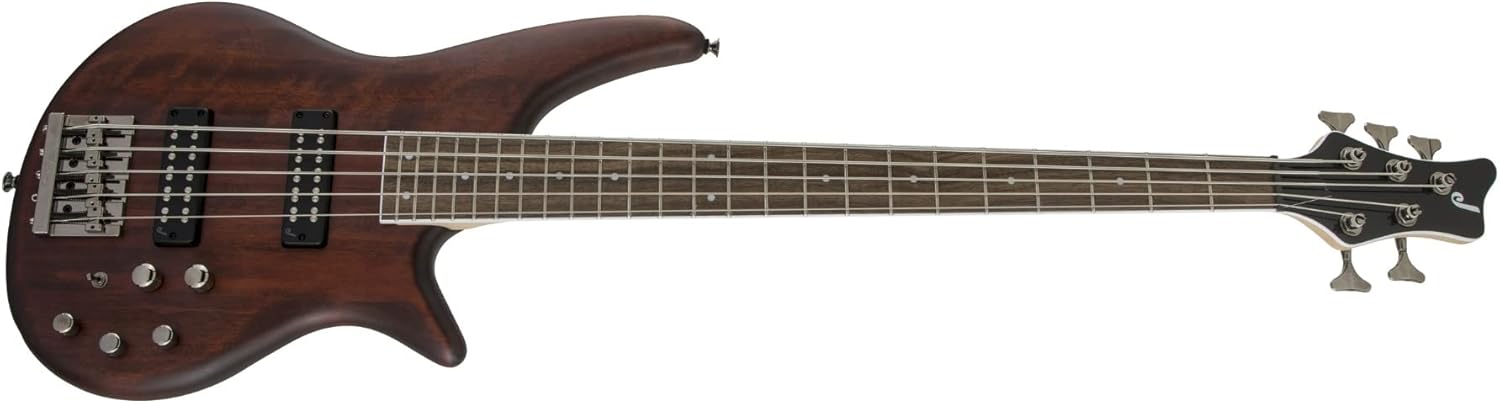 Jackson JS Series 5-String Spectra Bass JS3V, Walnut Stain, Laurel Fingerboard