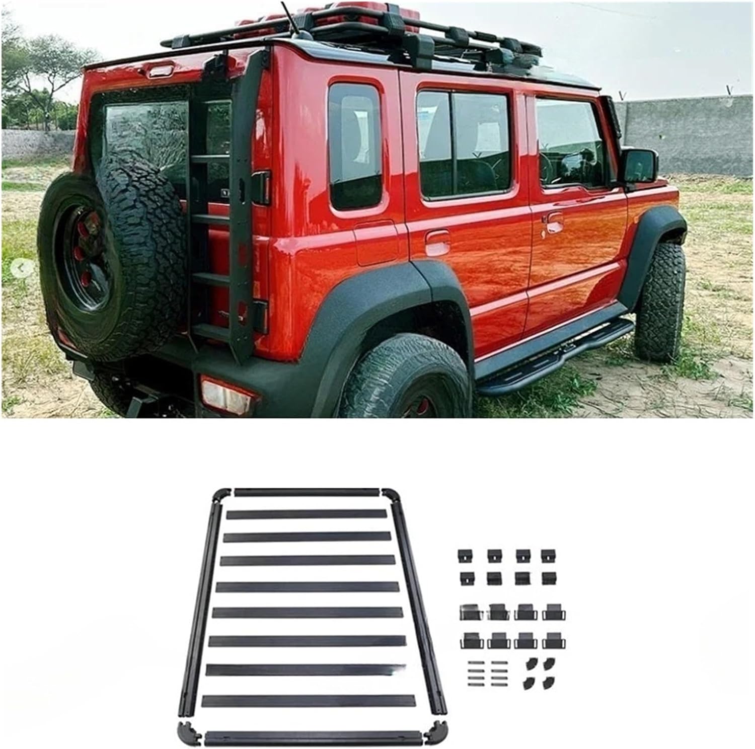 Roof Rack XL Jc74 Aluminium Flat Platform Flat Roof Rack Compatible for Suzuki Jimny XL Jc74 5 Doors Other Exterior Accessories