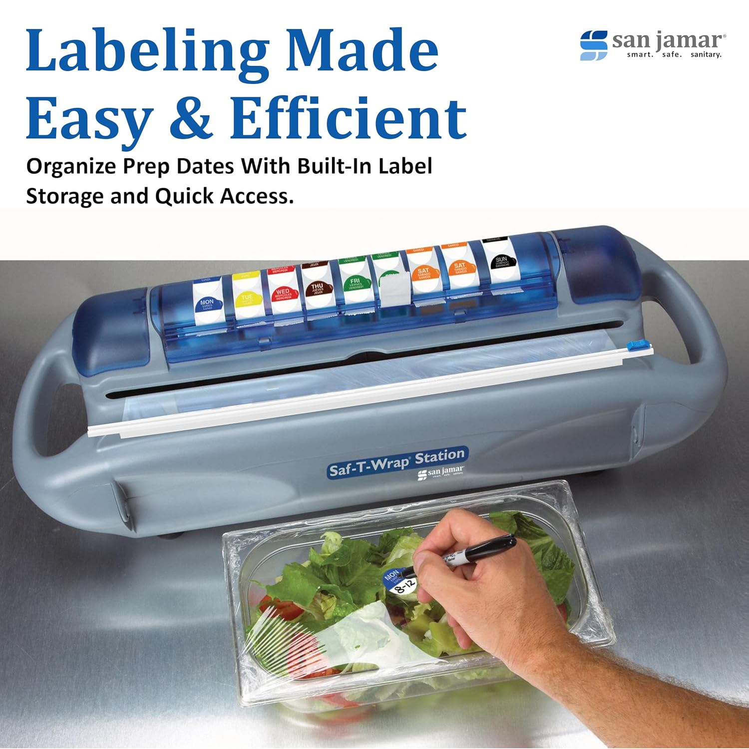 Carlisle FoodService Products SW1218SC Saf-T-Wrap Station with Slide Cutter