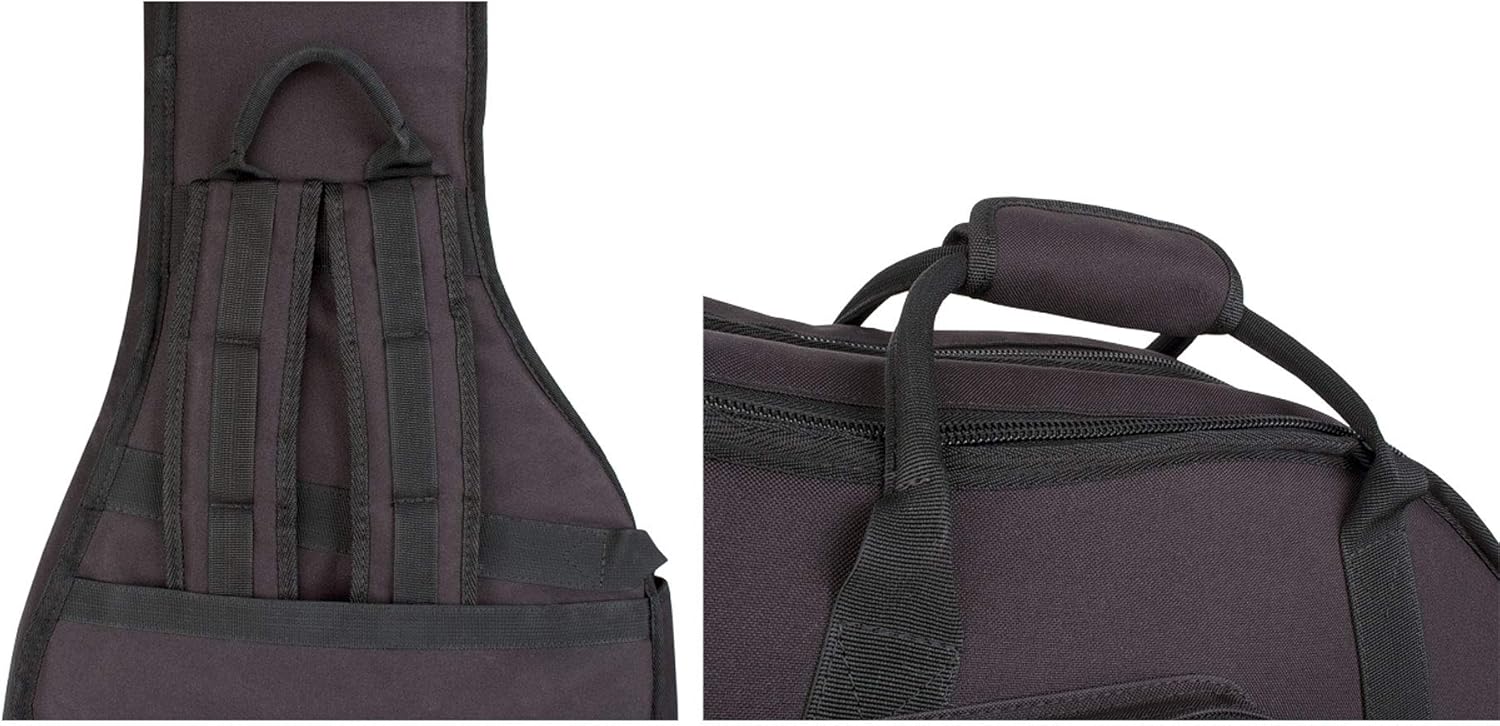 Protec CF234DBL Double Electric Guitar Gig Bag, Gold Series (Fits Strat, Tele, & Les Paul Shaped Guitars)