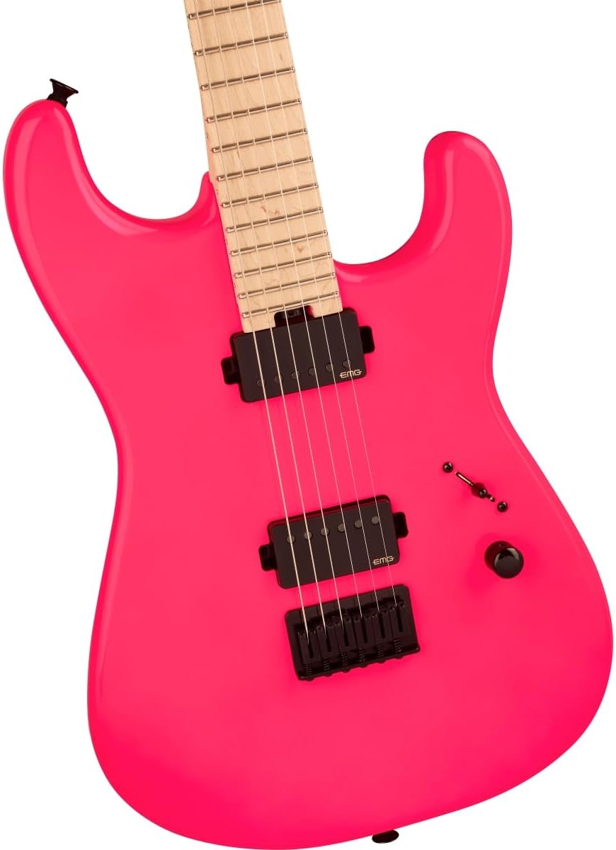 Charvel Sean Long Signature Pro-Mod San Dimas Style 1 HH HT M Electric Guitar - Neon Pink
