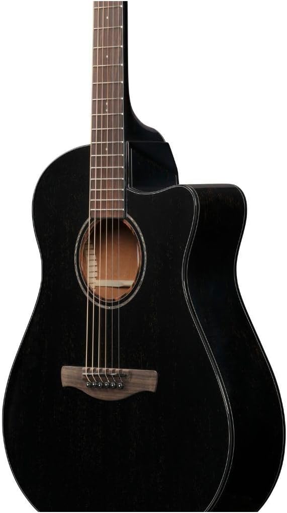 Ibanez AAM340CE Advanced Acoustic Auditorium Acoustic-electric Guitar - Rustic Black