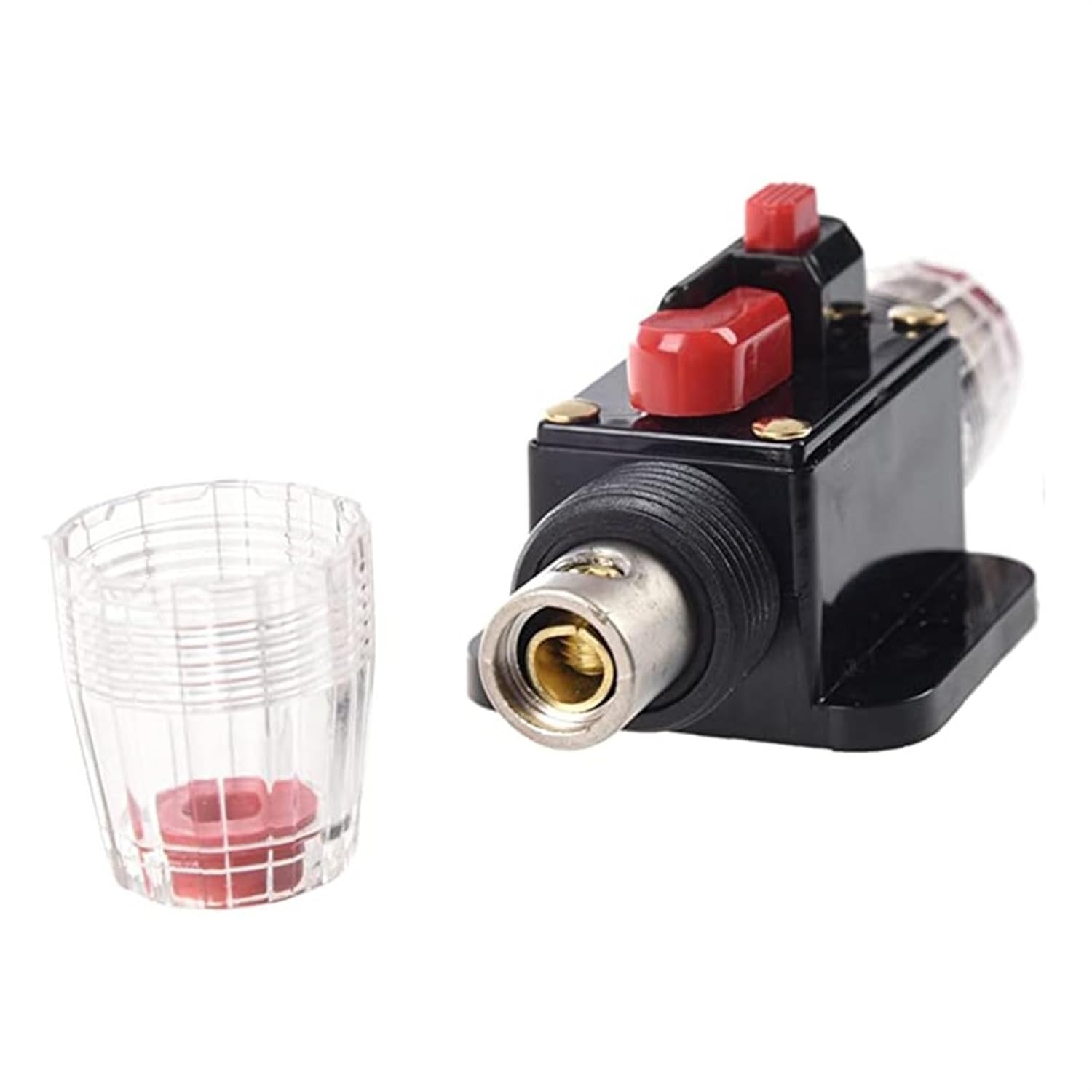 10PCS 12V 24V DC Car Truck Audio Stereo Amplifier Circuit Breaker Automatic Reset Fuse Holder Switch 20A~150A (Size : 150A)