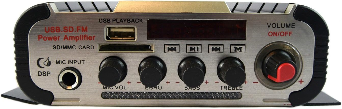 Nippon America PA Power Horn Speaker (White) 100 Watt Indoor/Outdoor 80 Watt w/Bluetooth Audio Amplifier