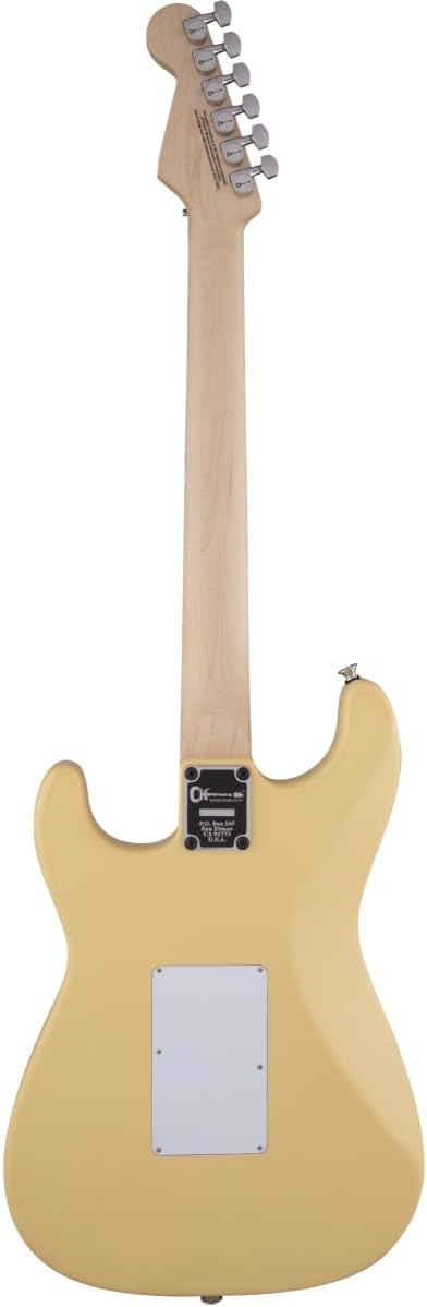 Charvel Pro-Mod So-Cal Style 1 HH FR M Electric Guitar, Maple Fingerboard (Vintage White)