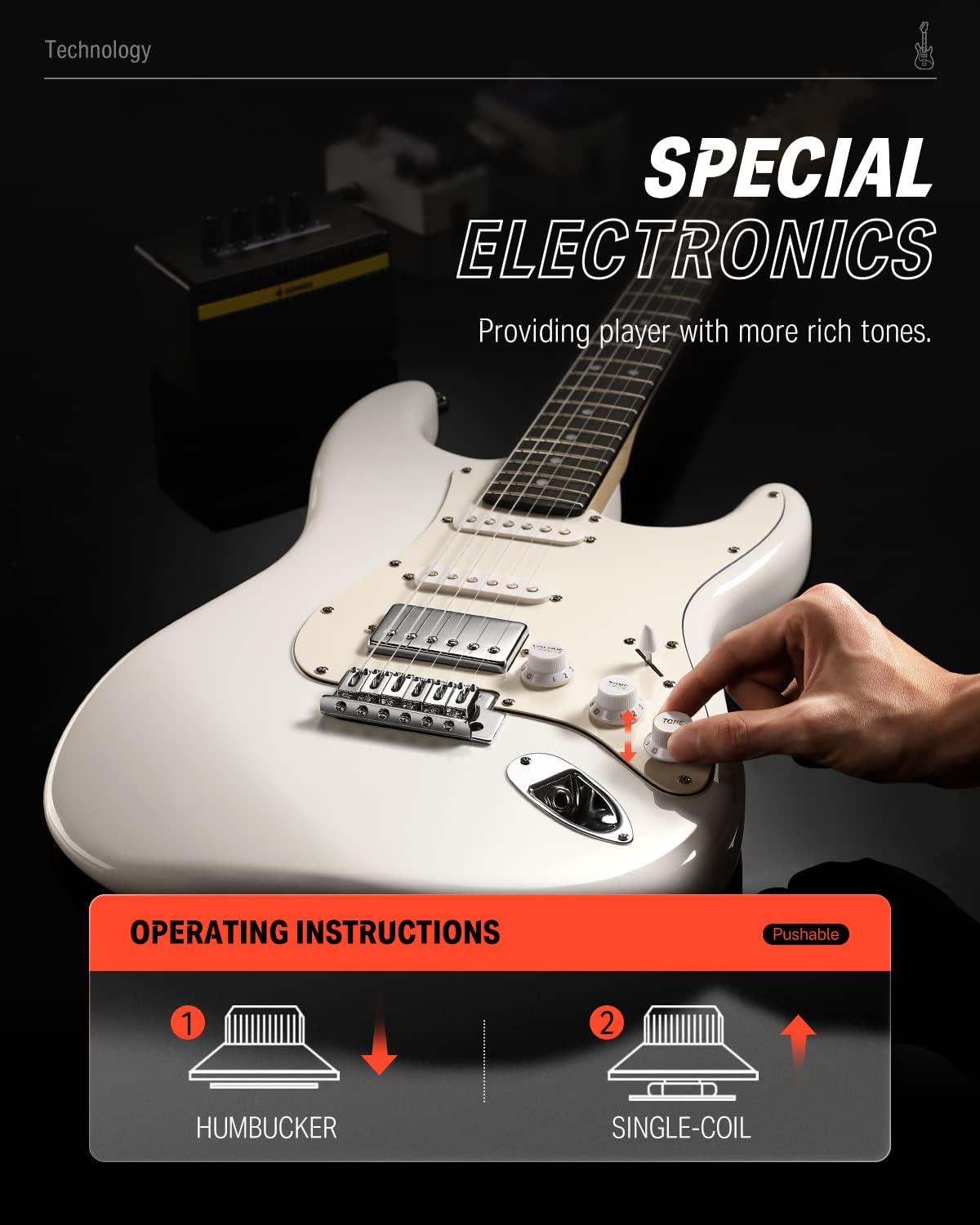 Donner Electric Guitar, DST-152 39