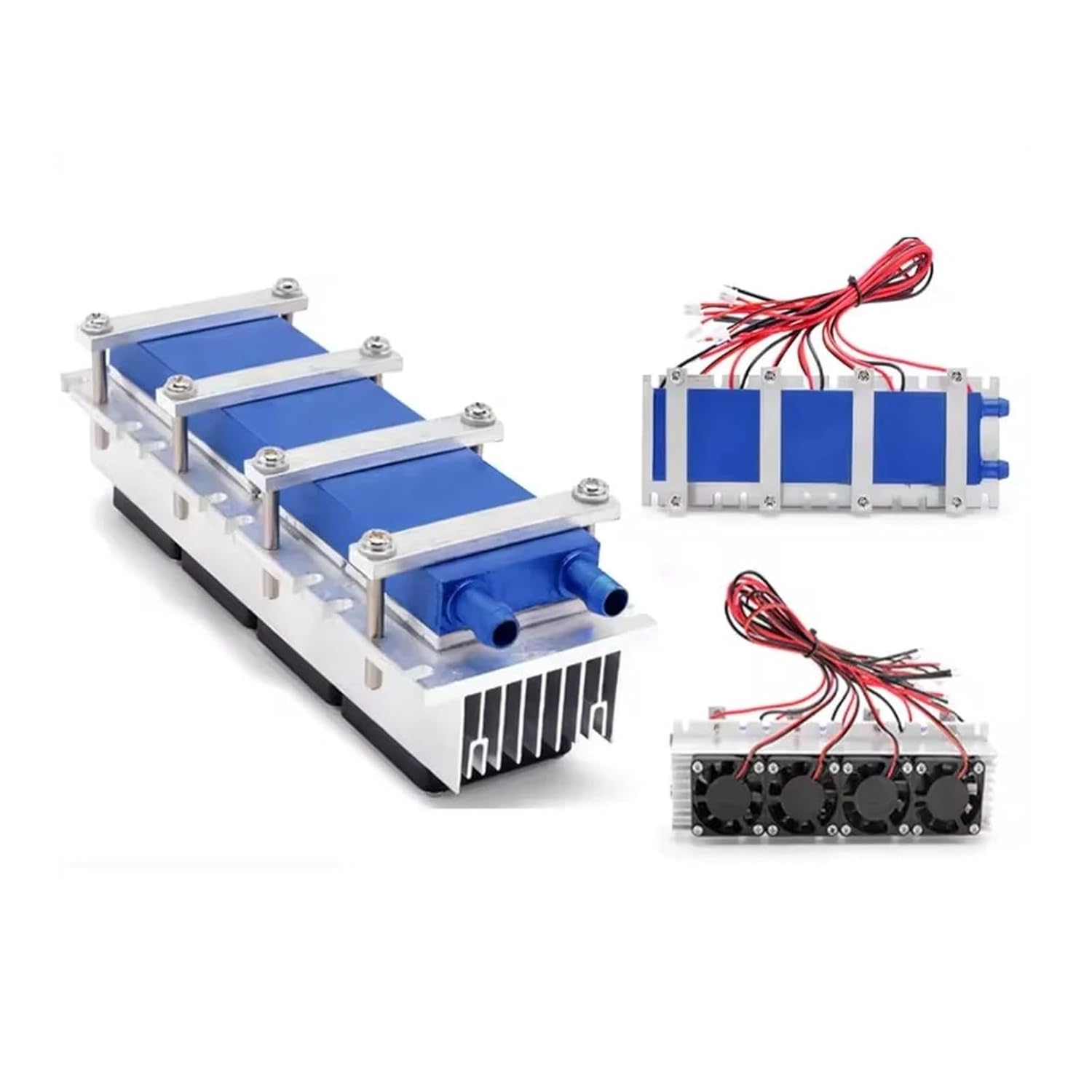 Thermoelectric Refrigeration Cooler 12VDC 30A/15A Semiconductor Cooling System DIY for Air Conditioning Fan Lucky(288W)