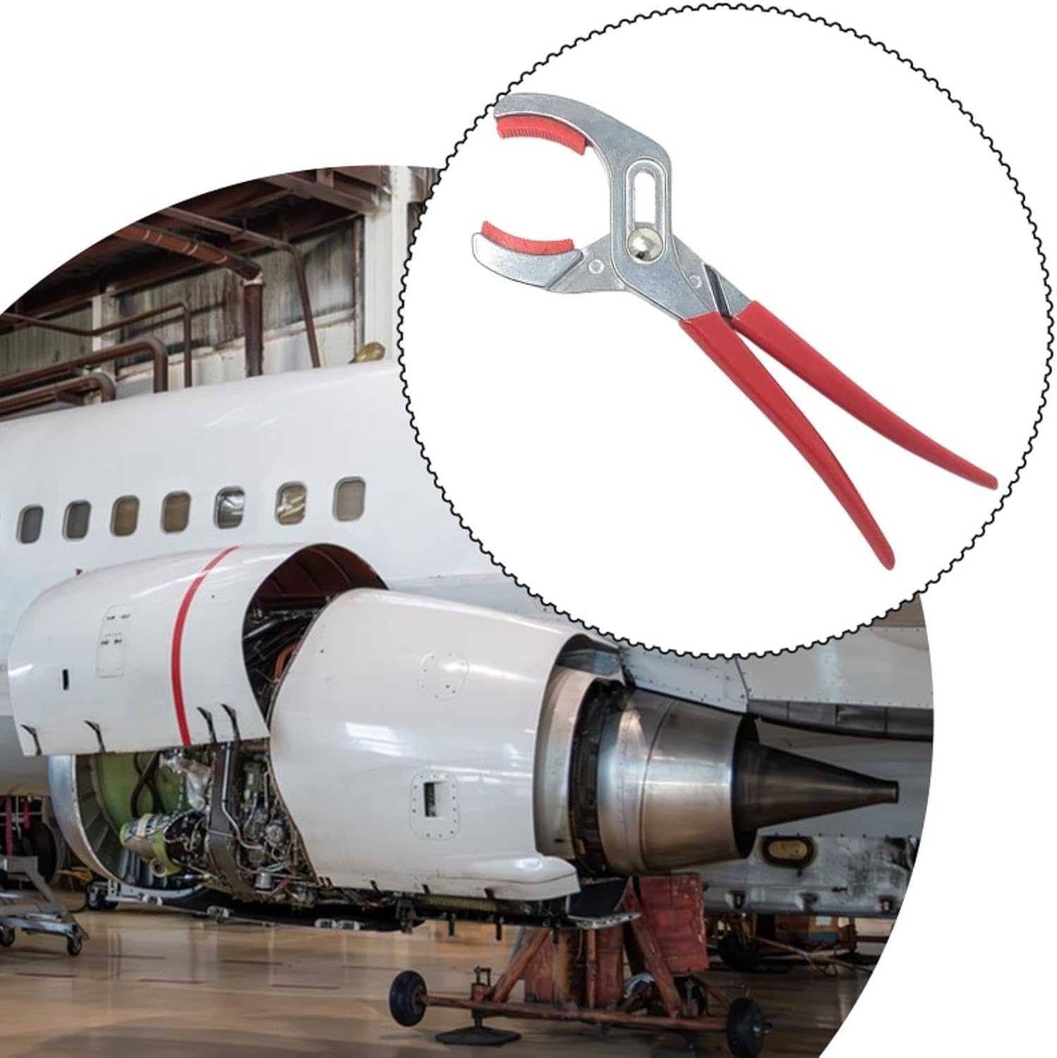 Soft Jaw Cannon Plug Plier Accessory Portable Metal Durability High Performance Premium Essential Aviation Tool Aircraft Tool