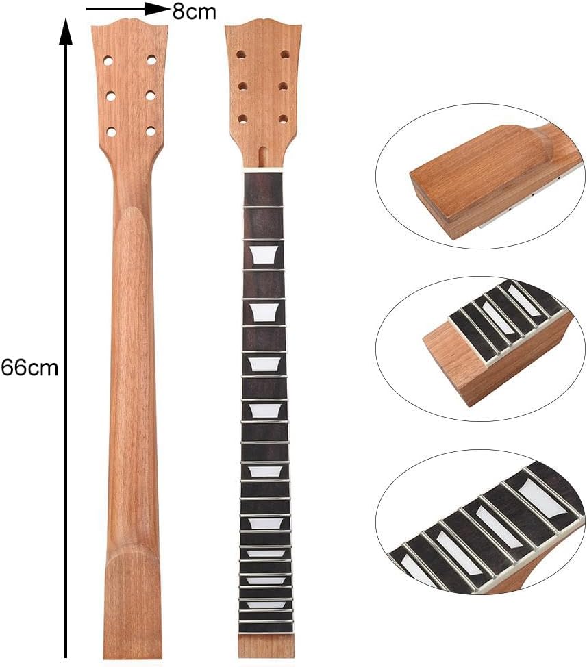 Electric Guitar Neck 22 Frets Rosewood Fingerboard DIY Replacement for Guitar Parts Electric Guitar NeckGuitar PartsGuitar Neck22 Frets Rosewood Fingerboard Guitar Parts This