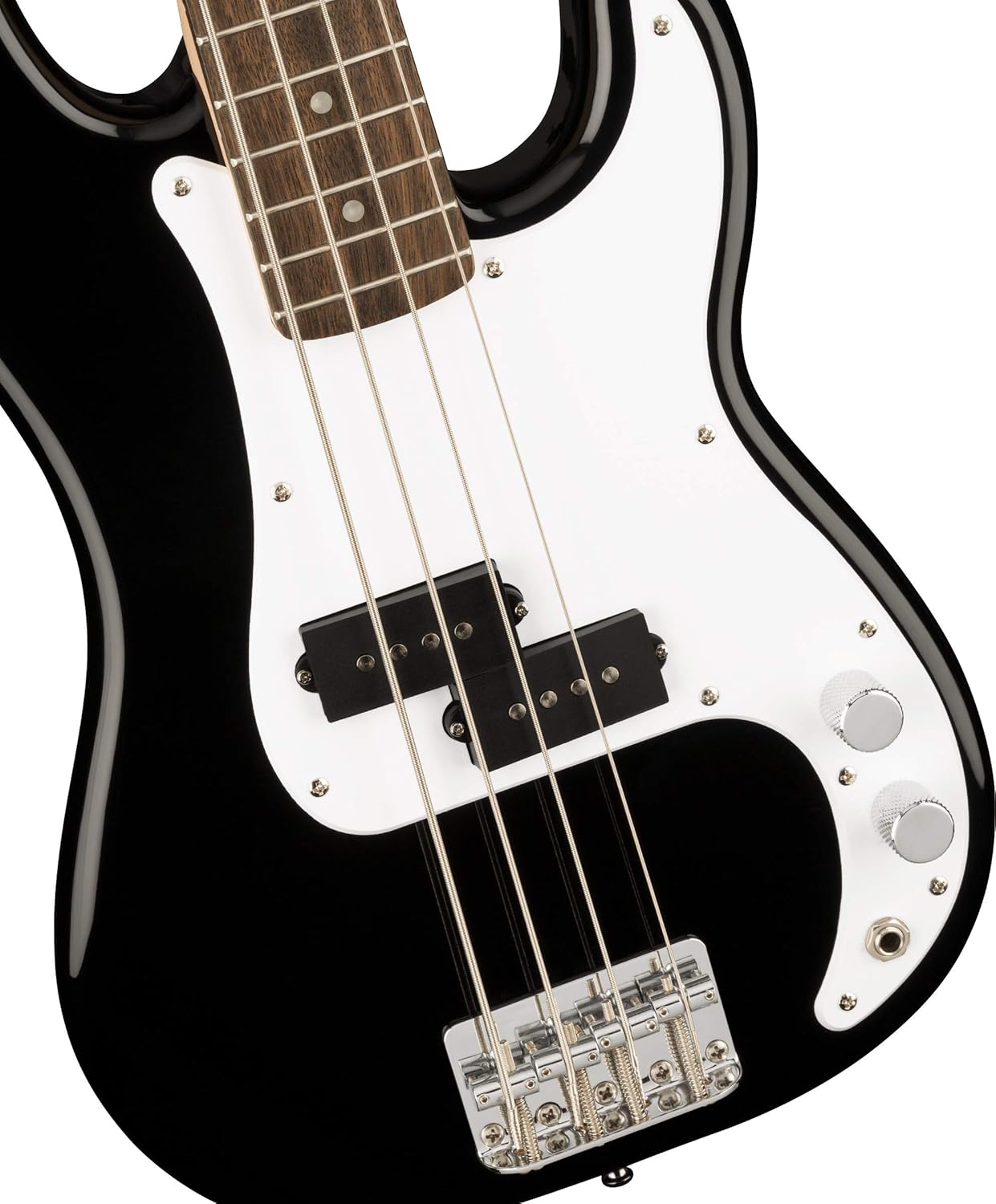 Squier Mini Precision Bass, Black, Laurel Fingerboard