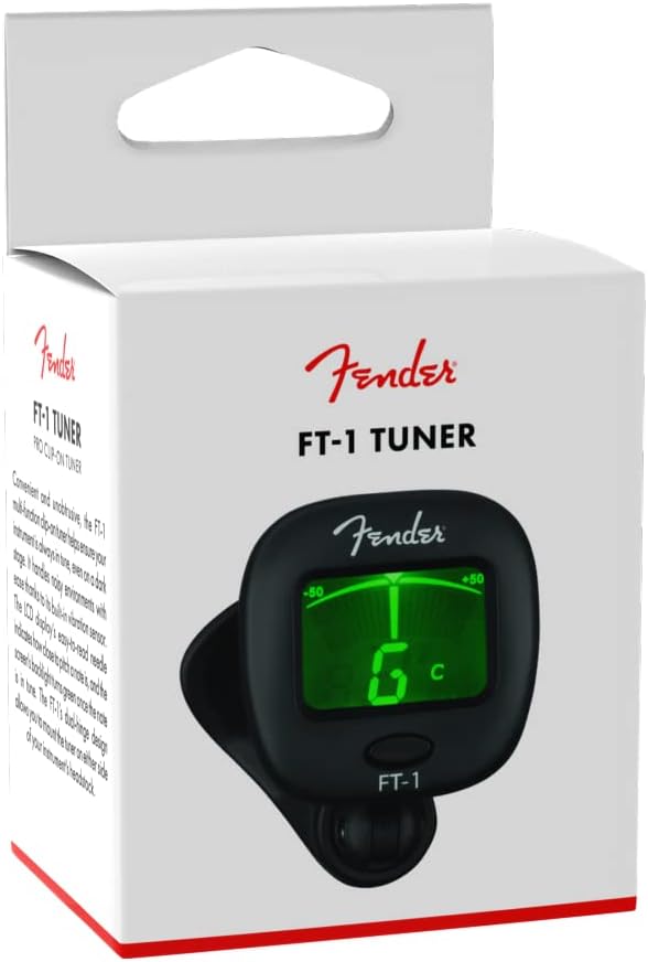 Squier by Fender Affinity Series Stratocaster Pack, HSS, Laurel Fingerboard, Charcoal Frost Metallic & FT-1 Professional Clip-On Tuner