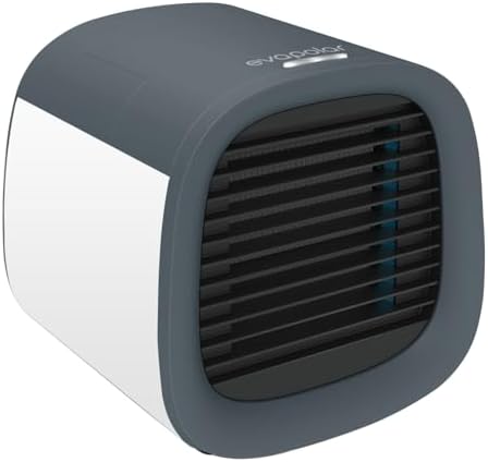 Evapolar evaCHILL Portable Air Conditioners - Portable AC Unit - Small Personal Evaporative Air Cooler & Fan for Desk, Office, Car, Camping, Grey