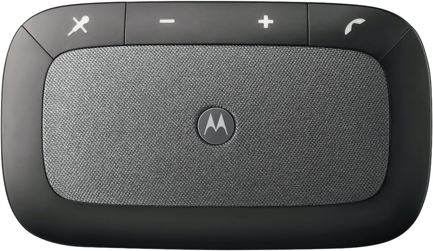 Motorola Mobile Accessories Sonic Rider SP-005BK/89589N Bluetooth Wireless in-Car Speakerphone New Version - Black - Retail, Silver