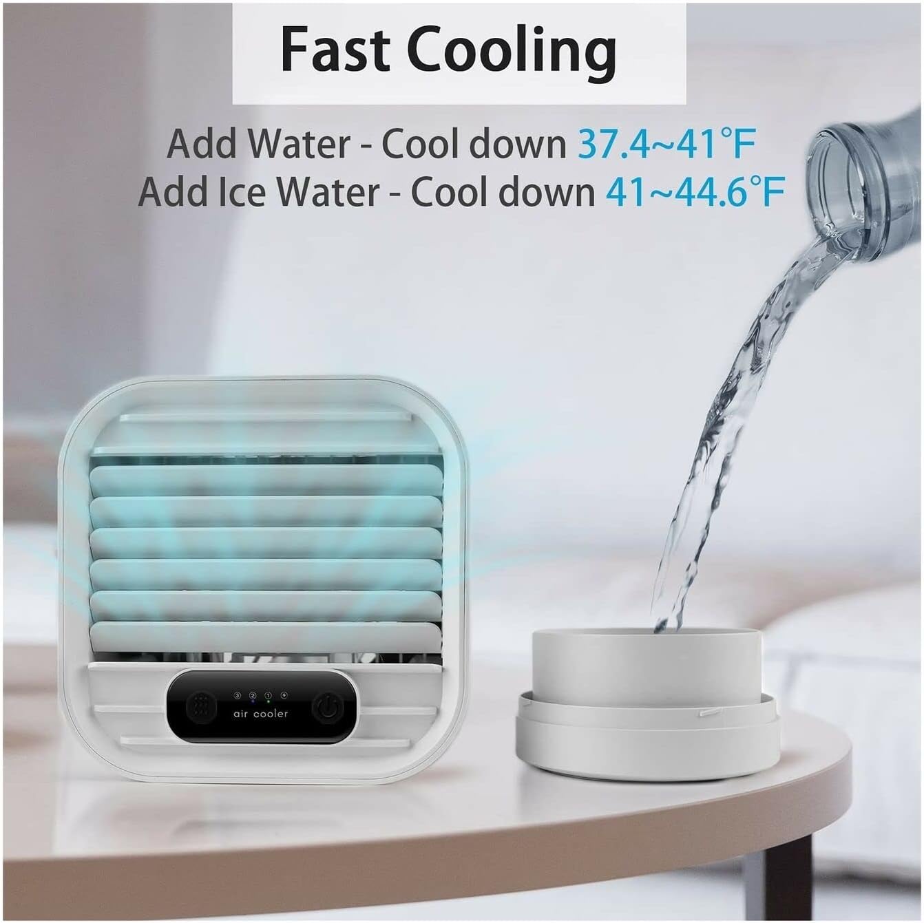 SLEE Portable Air Conditioner, Mini AC Unit Personal Cooling Fan Small Evaporative Green