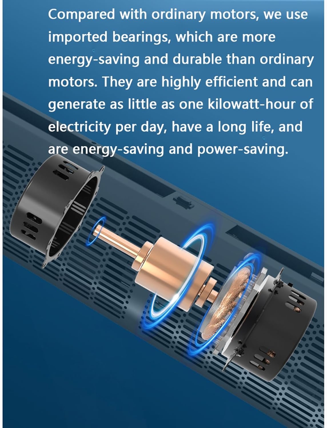 23-inch, 35-inch, 39-inch Black Commercial Thin Door Air Curtain Machine, High-Efficiency Energy-Saving Natural Wind(100cm(39.3inch))