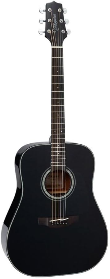 Takamine GD30-BLK Dreadnought Acoustic Guitar, Black